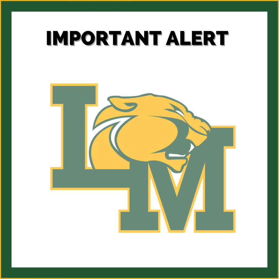 lm logo with important alert text